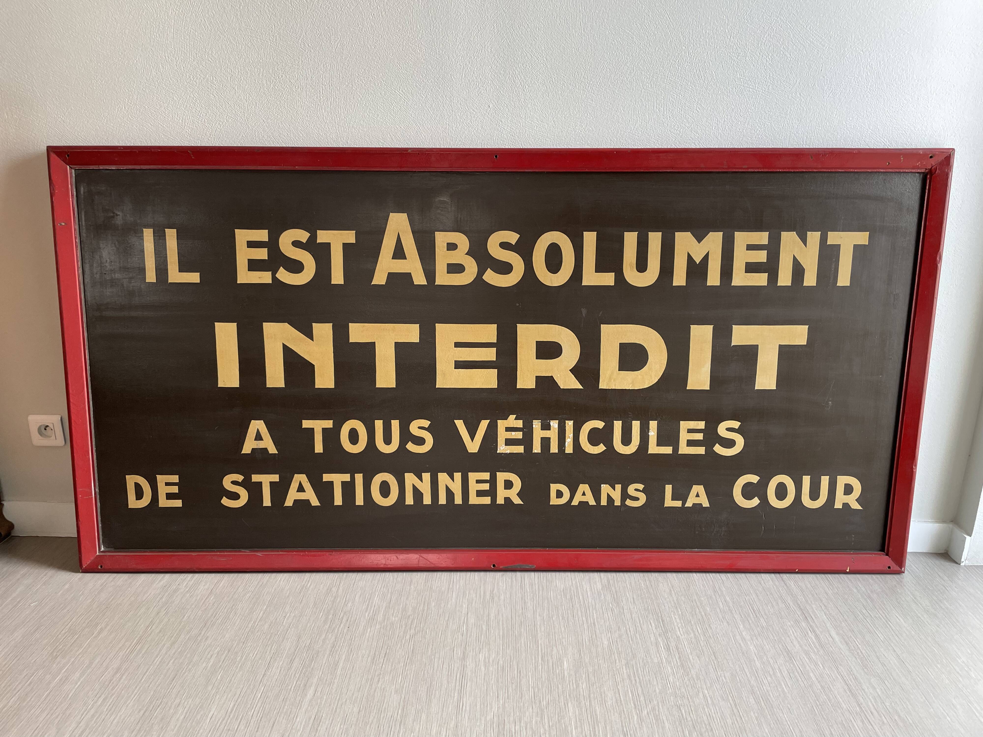 Painted garage panel