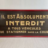 Painted garage panel