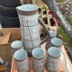 Orangeade service in stoneware — Potters of Accolay — 1950s-70s