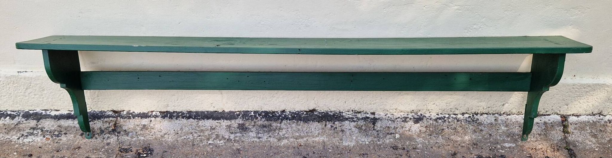 Vintage green shelf