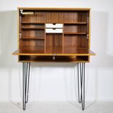 Teak secretary highboard from WK Möbel, 1960s