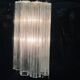 Murano glass tube tronchi sconces, 1980s, set of 2