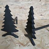 Pair of andirons