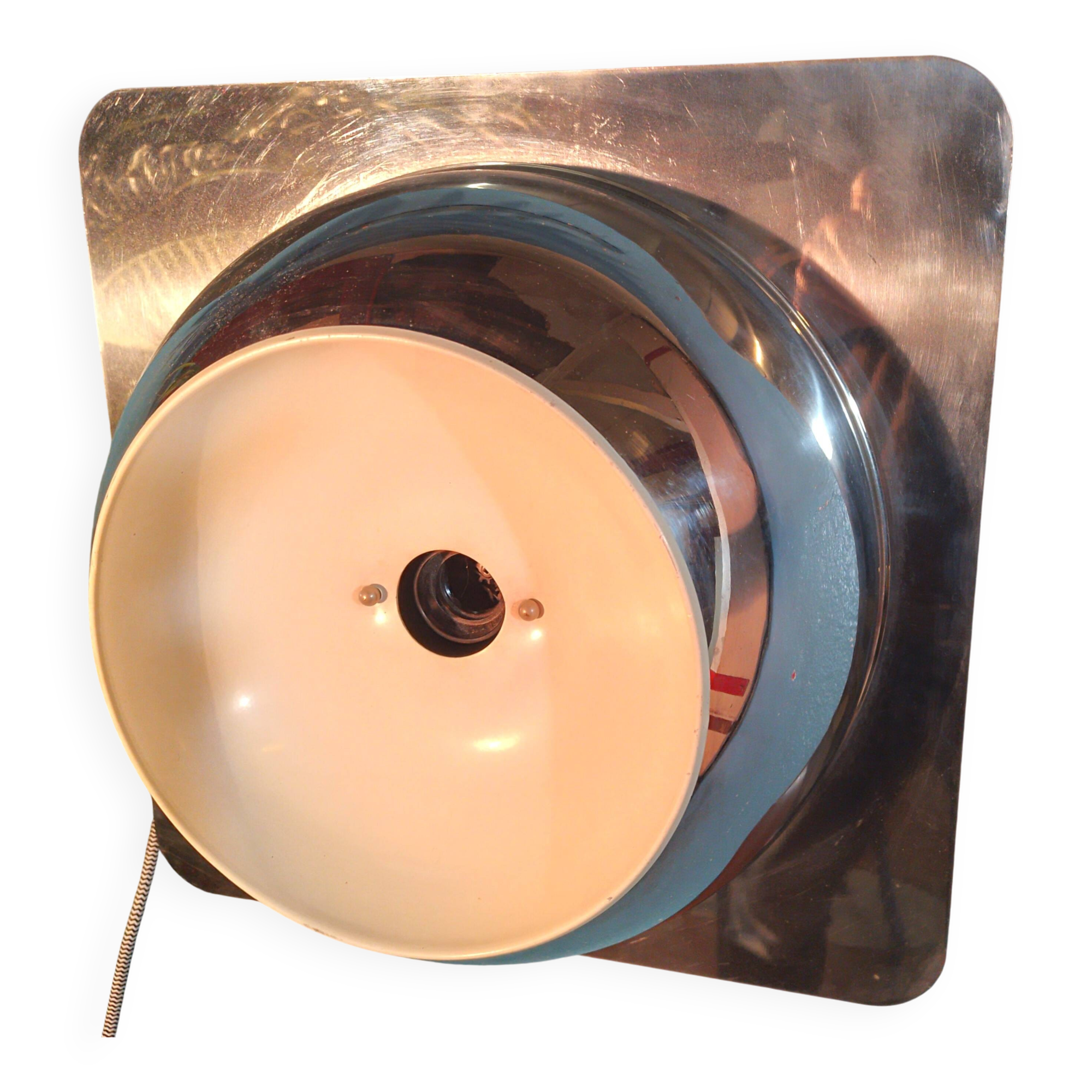 Space Age Reggiani Wall Light 1970s