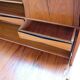 Torvits secretary in teak, retro vintage Danish style from the 1960s.