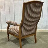 Voltaire III armchair, late 19th century, in cherry wood
