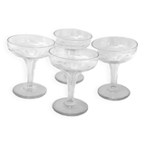 4 Crystal Champenoise Cups