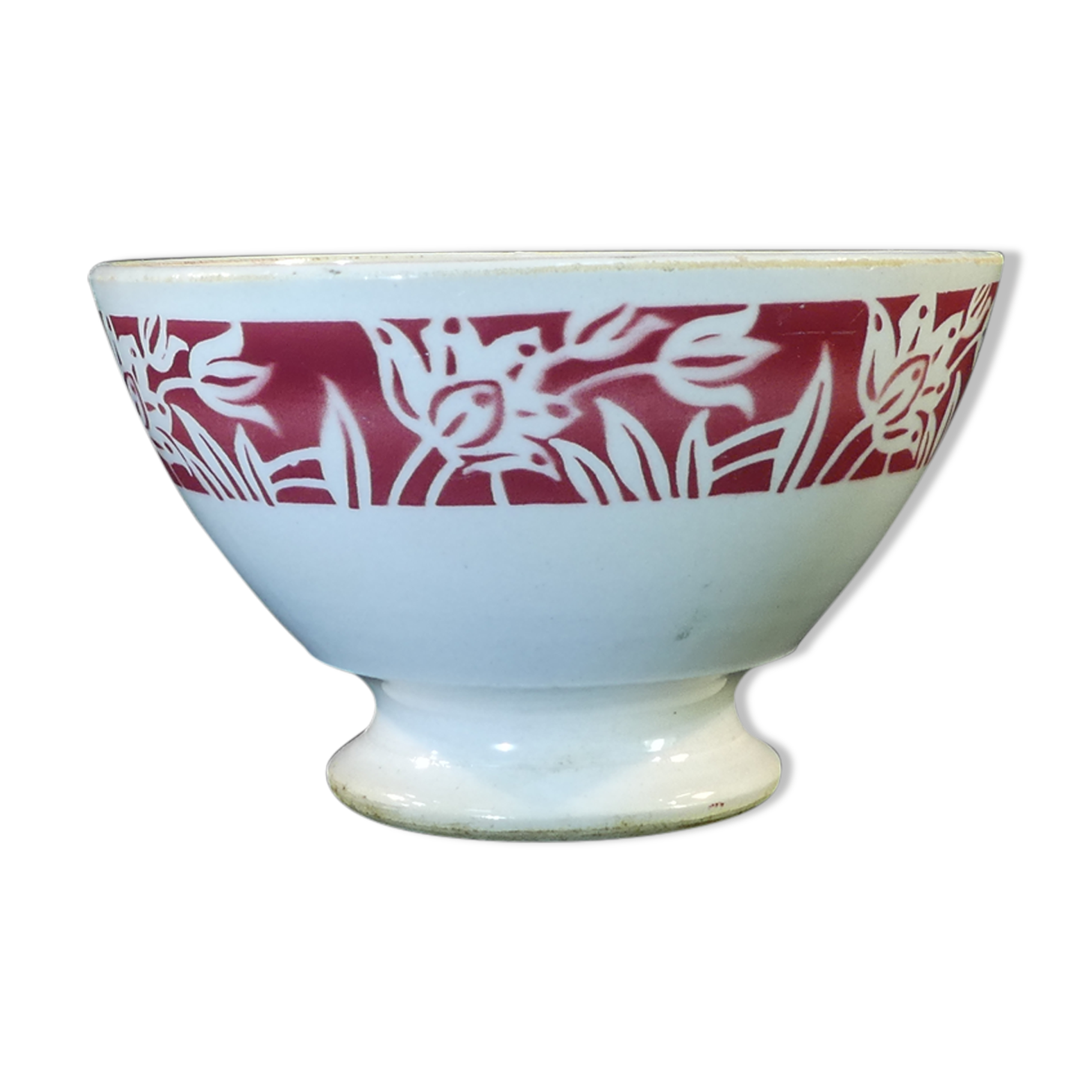 Bowl in faience k.g luneville
