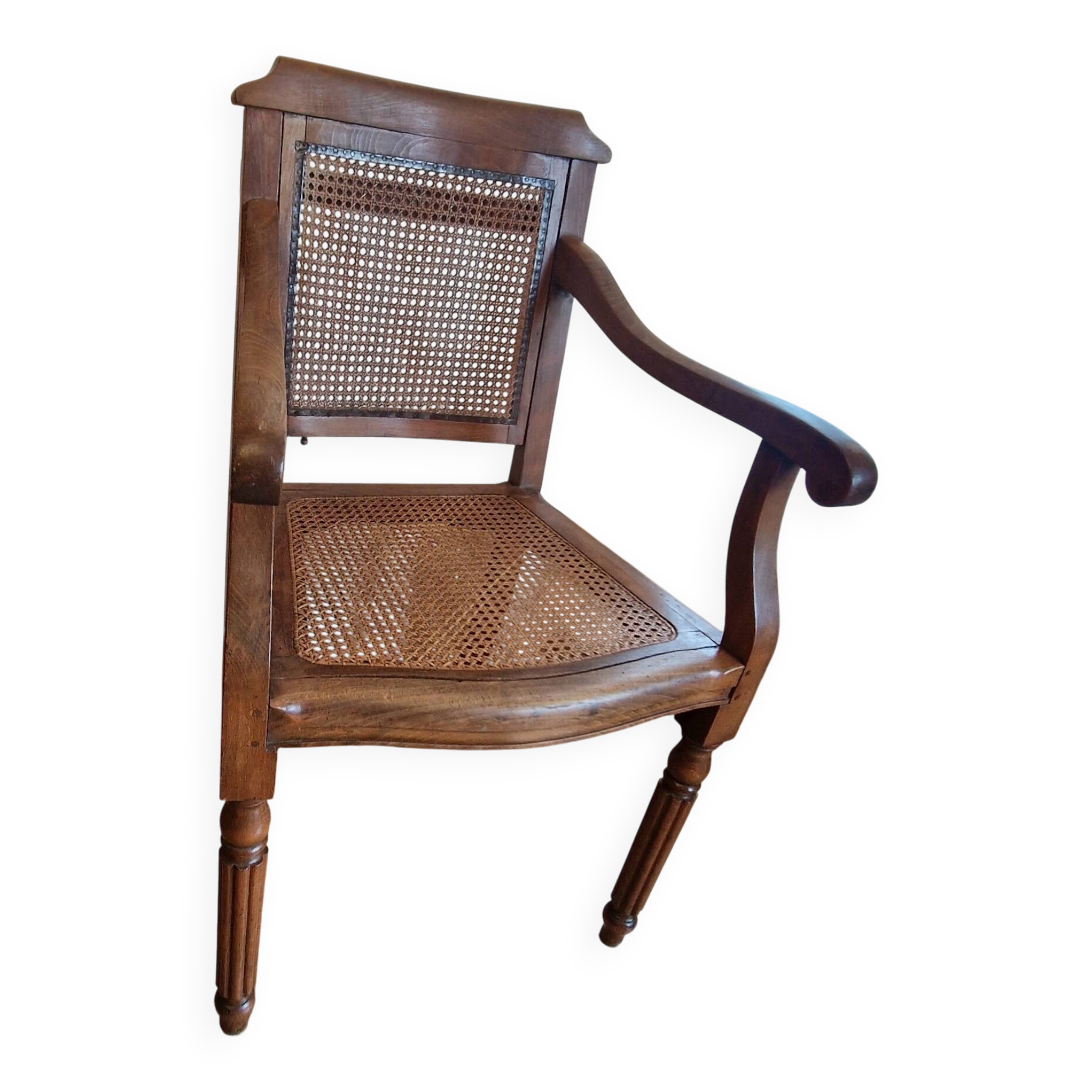 Ancien siège de coiffeur ou barbier