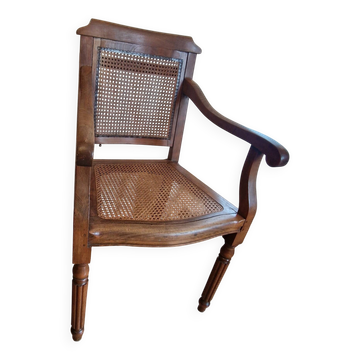 Old hairdresser or barber chair
