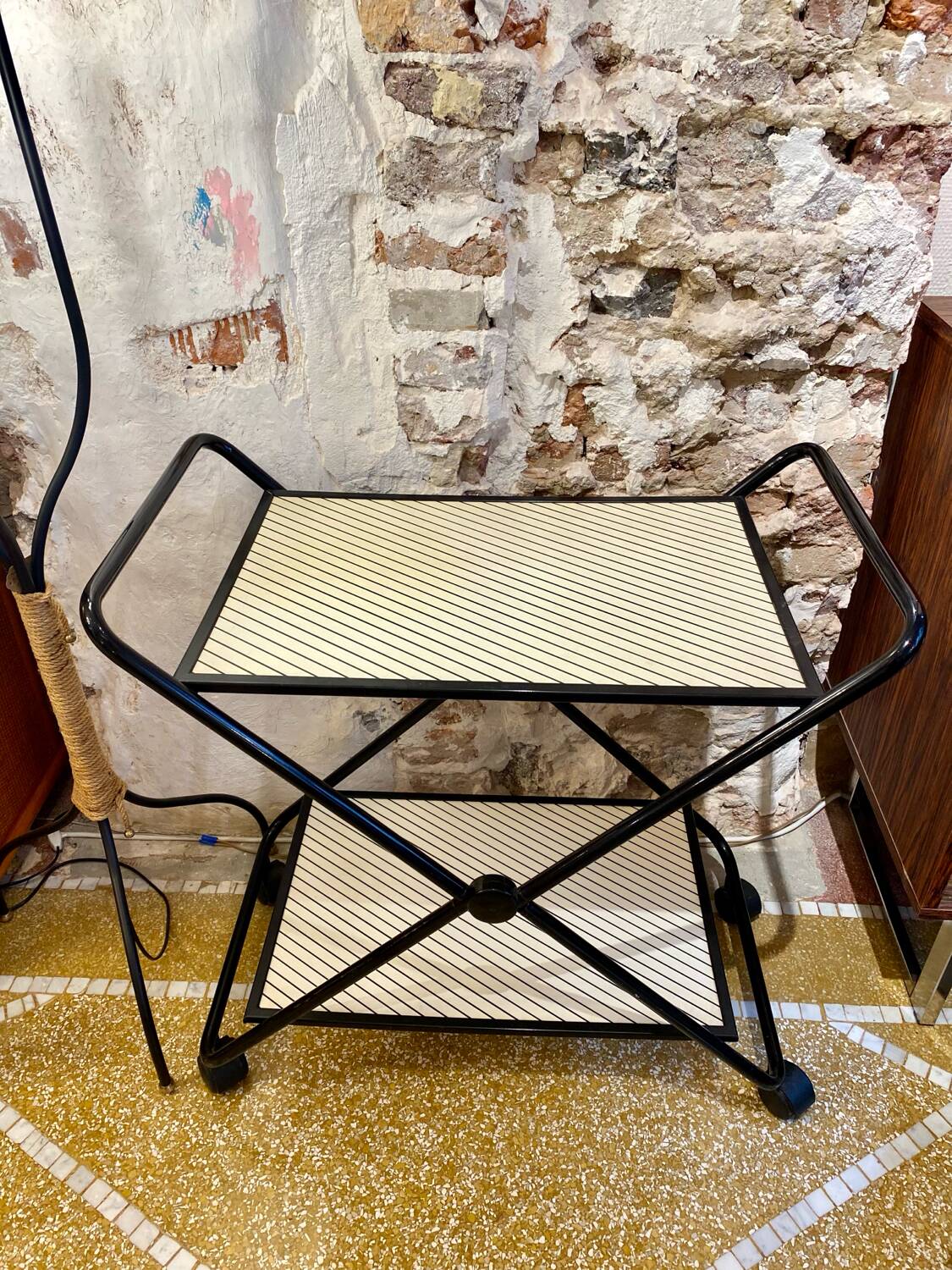 Vintage folding trolley – Mascagni Italy, 1960s