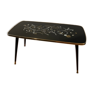 Glass coffee table 50's