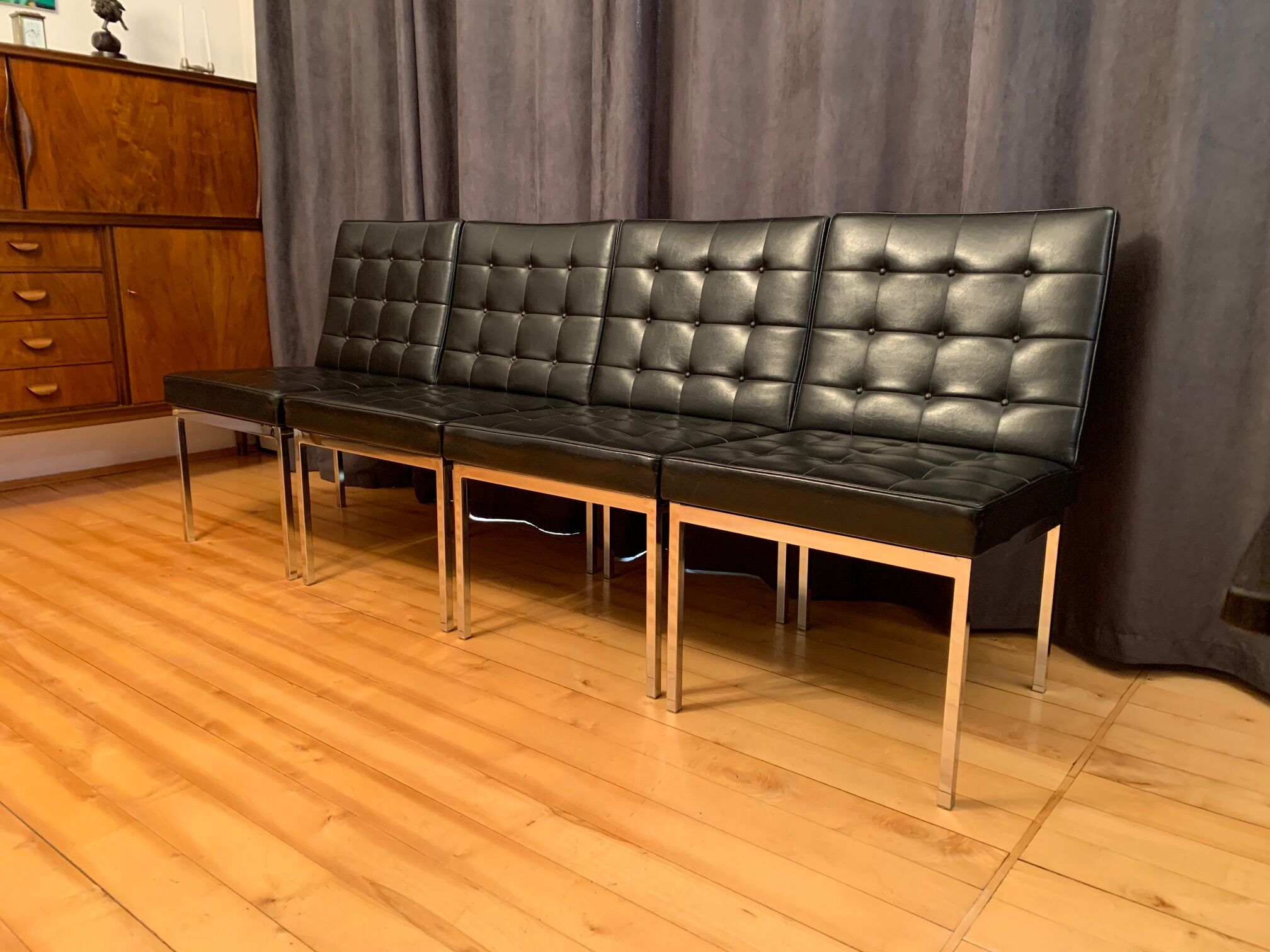 A set of four Thonet armchairs, Austria, 1960s