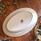 Large oval dish, ironstone