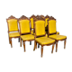 Suite 9 Walnut Chairs Napoleon III Era - XIXth