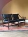 Canapé Banquette safari 2 places scandinave cuir
