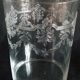 Set 6 engraved glasses