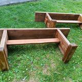 Set of 2 benches 1.18 m long