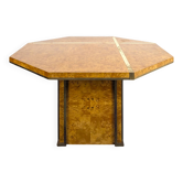 Table en ronce de noyer de Jean Claude Mahey