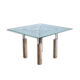 Table en béton et verre meulé, Italie 1980
