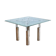 Table en béton et verre meulé, Italie 1980