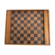 Old wooden lady play tray and backgammon