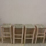 4 Moroccan handmade stools 60x30cm
