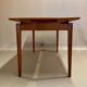 Table haute teck design scandinave 1950