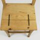 Folding metamorphic library ladder, Arts & Crafts, Vienna, 1900s