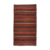 Tapis kilim anatolien fait à la main 282 cm x 157 cm