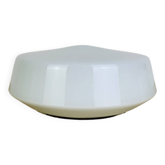 Round opaline wall lamp by RZB Leuchten, vintage