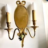 Louis XVI Wall Lamp Mirror Lucien Gau