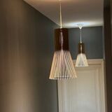 Wooden pendant lights from Secto Design