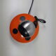 Vintage Orange lamp "Ladybug" years 70 space age OSRAM