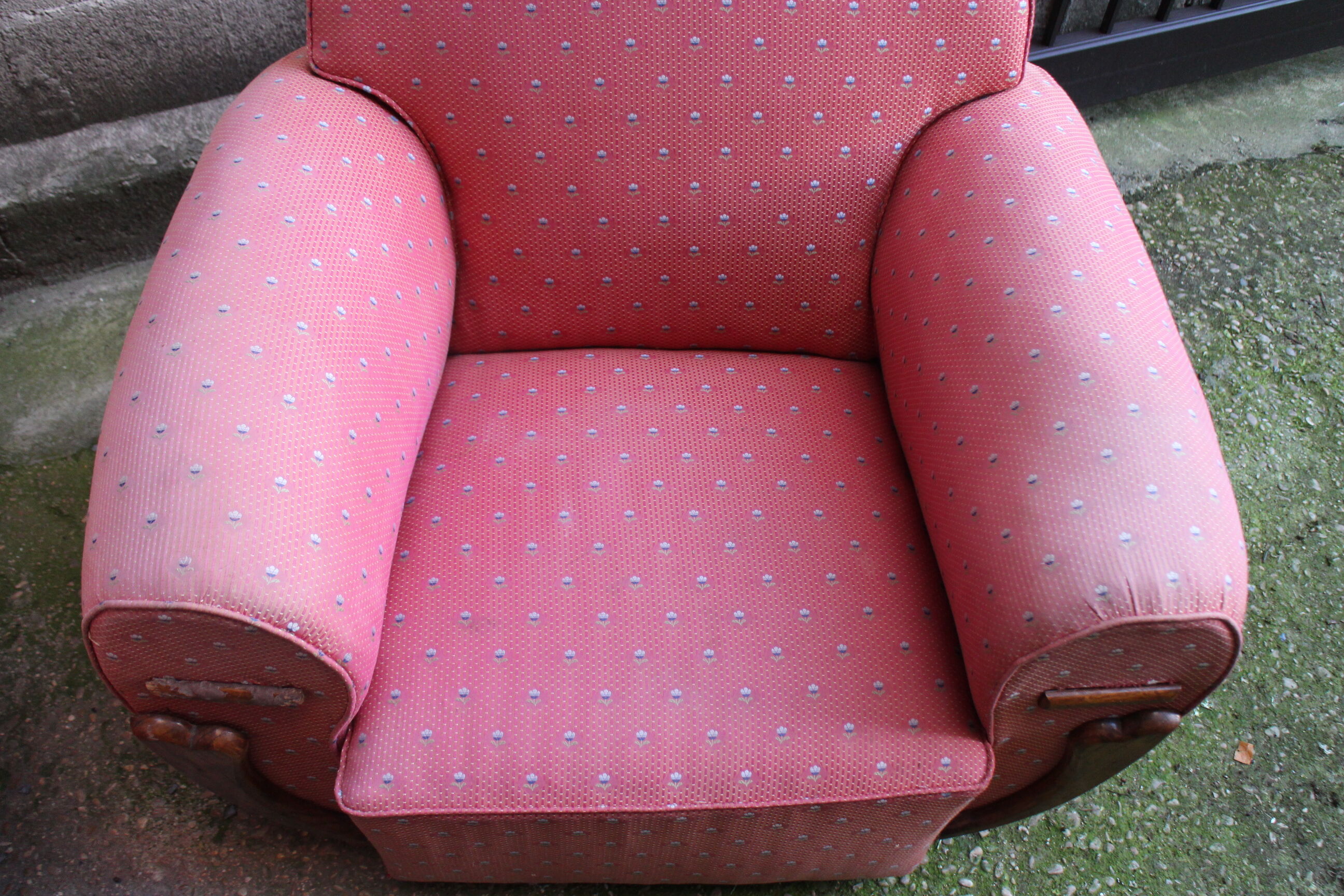 Pair of club chairs