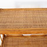Shelf in rattan