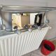 50s aluminum coat rack