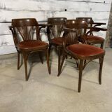 Set of 4 bistro armchairs