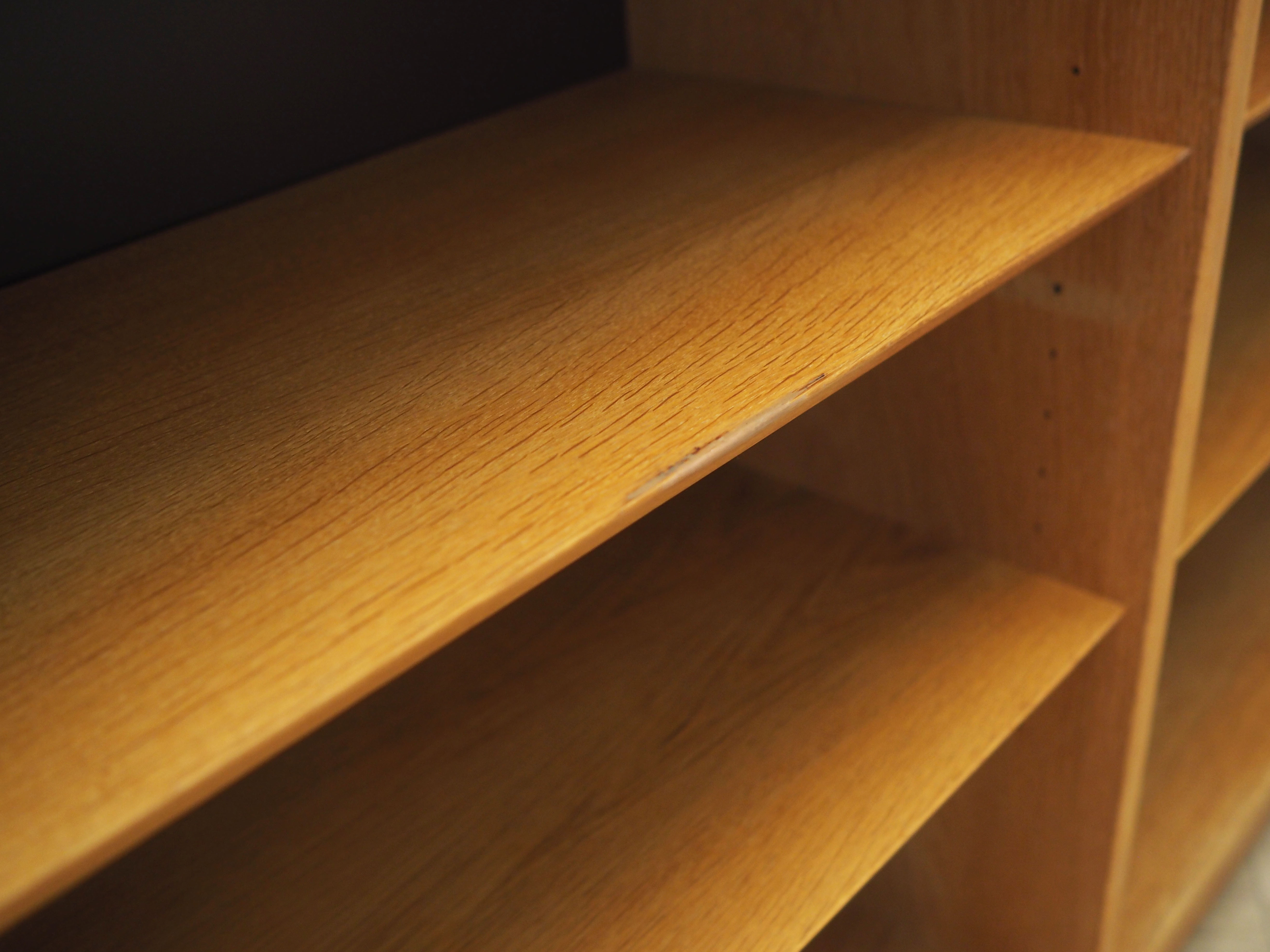 Ash bookcase, Danish design, 1970s, production: Hundevad