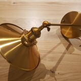 Industrial style metal wall light