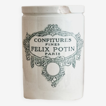 Jar of Félix Potin Fine Jams with shards