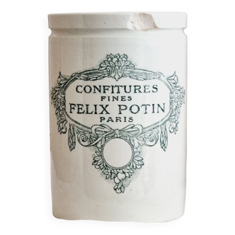Pot confitures Fines Félix Potin avec éclats