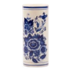 Vintage cylindrical vase in Delft blue pottery - Royal Delfts Blauw - H 15 cm