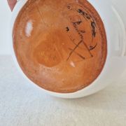 Vase en céramique peint à la main "Bateau" - Signature Pauline