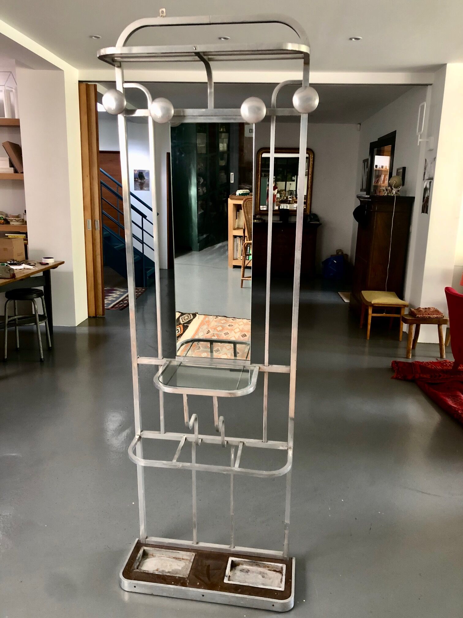 Wall coat rack wardrobe Arts Deco
