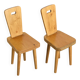 Paire de chaises par Christian Durupt, Meribel 1960