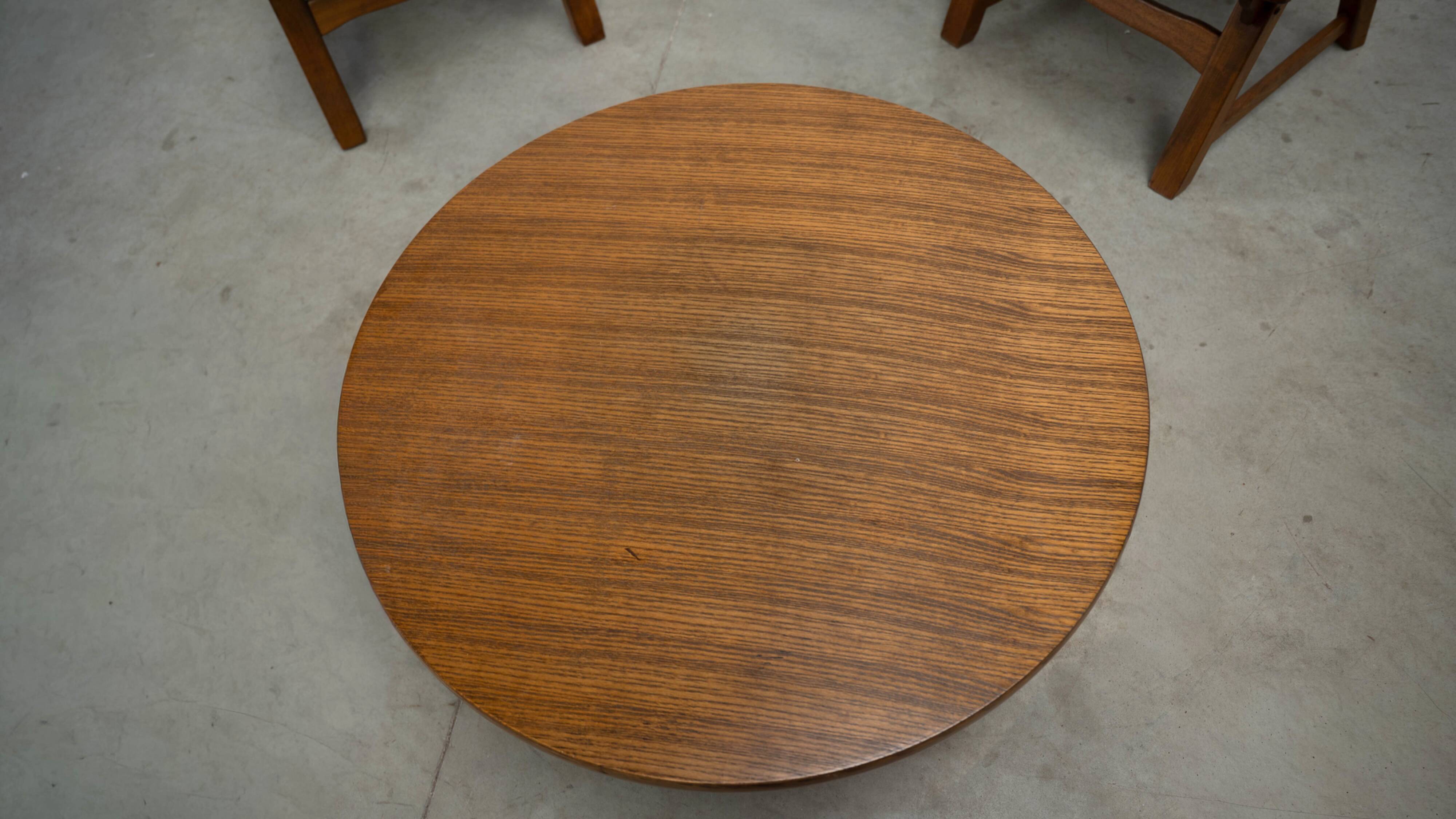 Ensemble de deux fauteuils de salon et table basse de Dittmann & co.