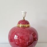 Rondo lamp by Kostka in cracked ceramic