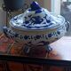 Antique earthenware vegetable dish from Matres Tolosane, attributed to Ribet and Bonnassies
