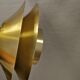 Small hanging lamp from Danish Top-lamps, in brass colored aluminum, produced in the 1980s